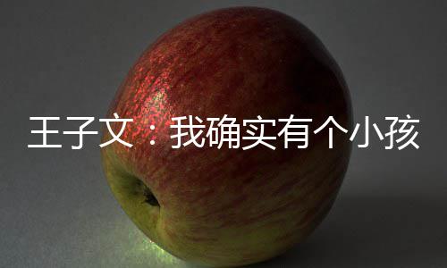 恩不王子文我确吴永王子文有介意实有个小孩 孩子