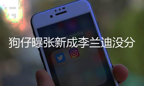 迪没分手李兰了好稳定情一新成些年狗仔 感曝张直很好