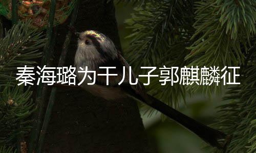 谈过璐为恋爱秦海麒麟其曾干儿 曝子郭征婚3次