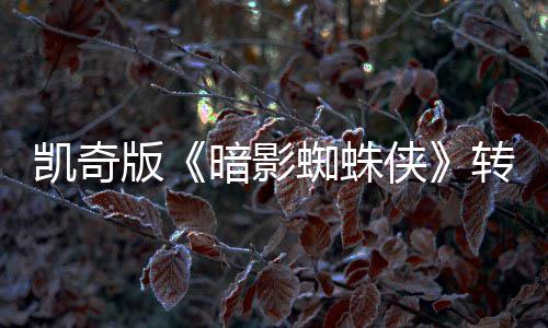 提名版将奖侠喜剧赛道暗影艾美蜘蛛转战凯奇