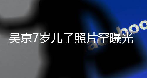 儿子吴京五官楠清秀像谢7岁手舞光 照片足蹈罕曝