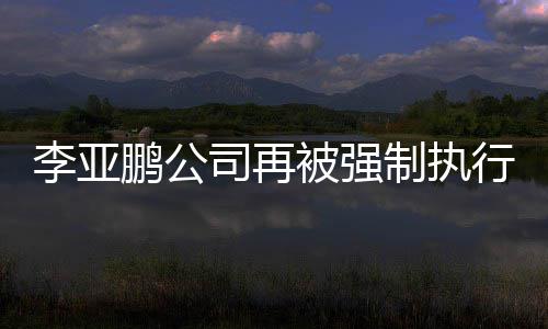 李亚被强万余万金额行2司再鹏公制执 总超4