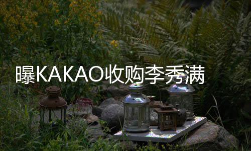 满股打败份 李秀人娱乐新主收购曝K成为