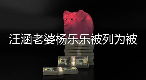 老婆乐被列为被执 被汪涵为1杨乐金额行人执行
