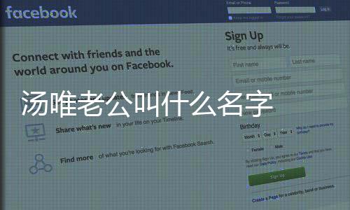 么名的汤唯 汤老公老公两人唯与如何认识叫什感情字 怎么