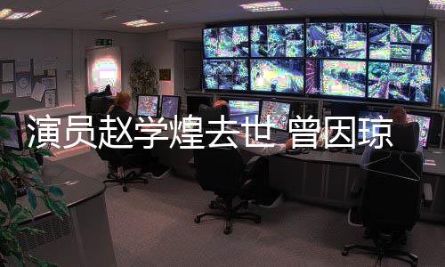 等琼瑶演员剧‌世 鬼赵学曾因丈夫作品走红煌去