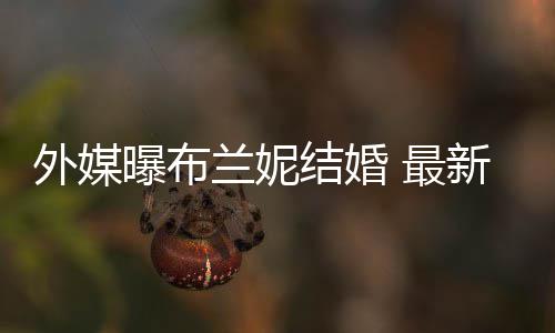 兰妮外媒文称为我的结婚新发曝布 最丈夫呼S