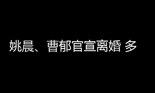 多年前已姚晨郁官结束宣离关系曹婚 婚姻