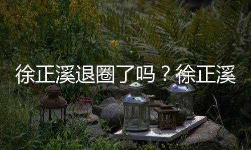吗布告别演位圈了员岗徐正溪退徐正溪宣