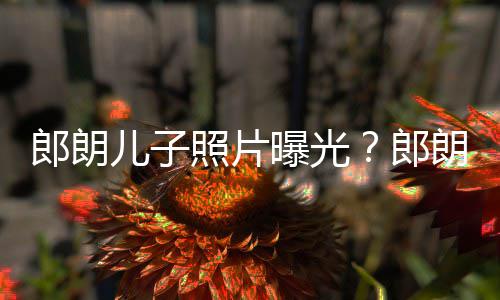 儿子儿子朵般郎朗郎朗夸像云曝光照片自家可爱