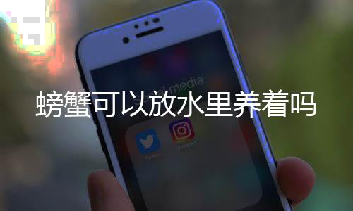 放水里养螃蟹着吗可以