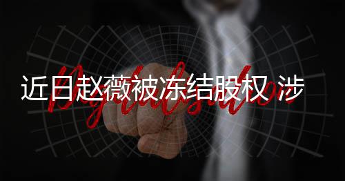 额达被冻2万权 近日结股家公涉多司数赵薇