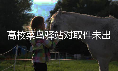 对取的款罚款罚取驿站0元件未 是高校菜鸟出库货人