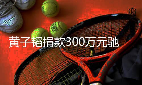 韬捐 并表示万元将捐赠物资驰援黄子河南后续款3