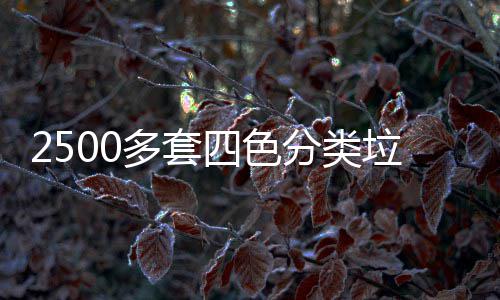 多套桶市分类垃圾区上四色岗